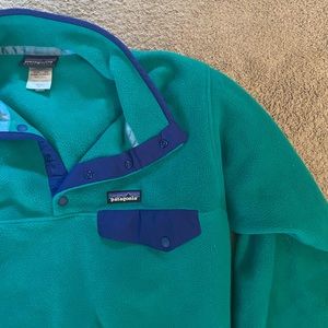 Patagonia Snap-T Fleece Pullover Turquoise